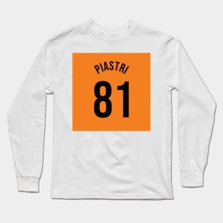 Piastri 81 - Driver Team Kit 2023 Season Long Sleeve T-Shirt